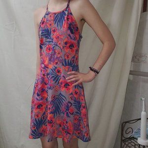 Mossimo supply co floral fit & flare midi dress